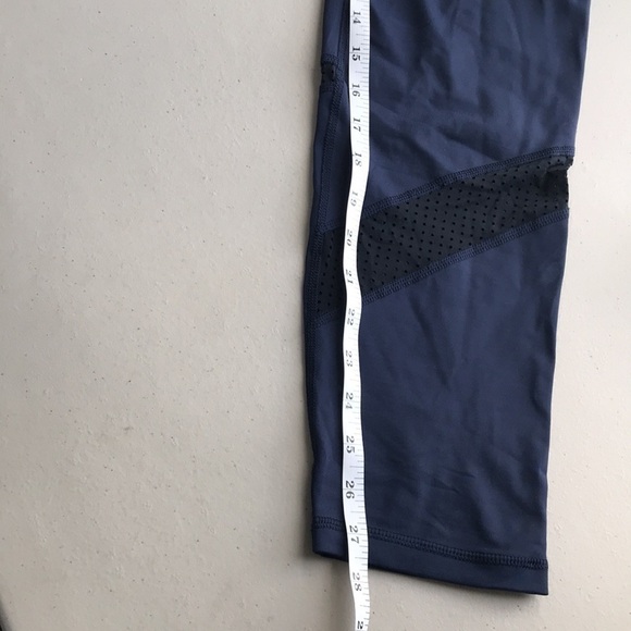 SHAPE activewear navy blue mesh panels leggings size Large - Picture 9 of 11